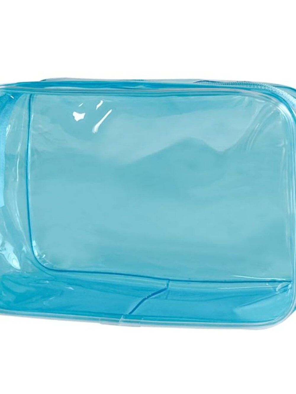 TSA Approved Clear PVC Travel Toiletry Bag Makeup Pouch Minimalist